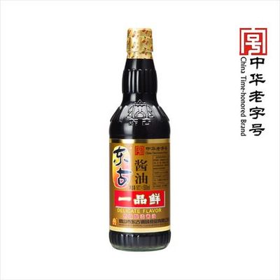 东古 东古一品鲜酱油500ml/瓶 酿造酱油 酱油生抽家用厨房调料